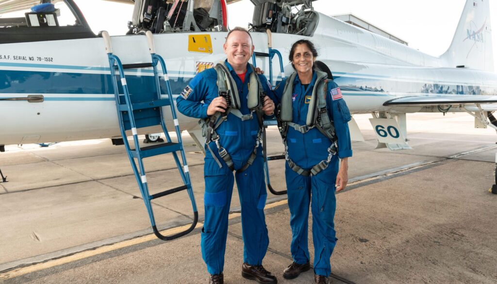 Sunita Williams and Butch Wilmore